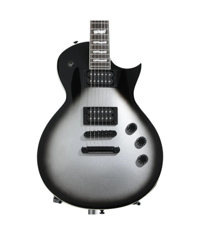 ESP - LTD Eclipse EC-256 Series Electric Guitar Silver Sunburst Teardrop Finish - Image 9