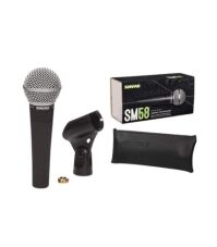 Shure SM58-LC, Cardioid Dynamic Vocal Microphone, Dynamic, Studio Ready, Cardioid, For Live Performance, Home Recording & Podcast