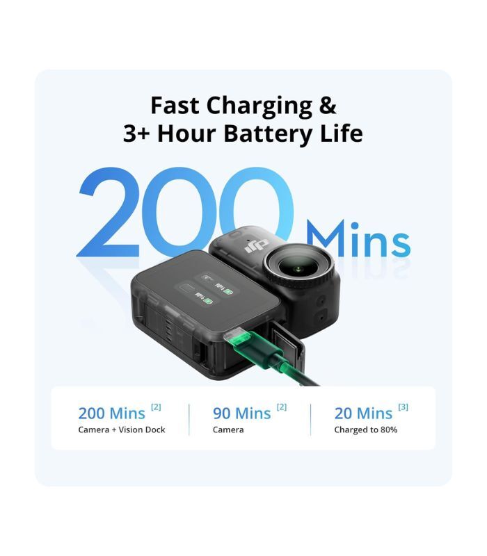 DJI Osmo Nano Standard Combo (128GB), Small 4K/60fps Vlogging Camera with a 1/1.3″ Sensor, 143° Wide FOV Video, 200-Min Recording, Magnetic POV Cam 4K for Sports, Vlog, UAE Version, Official Warranty