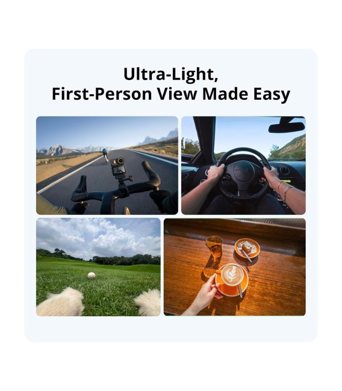 DJI Osmo Nano Standard Combo (128GB), Small 4K/60fps Vlogging Camera with a 1/1.3″ Sensor, 143° Wide FOV Video, 200-Min Recording, Magnetic POV Cam 4K for Sports, Vlog, UAE Version, Official Warranty