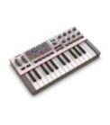 Akai Professional MPK Mini IV USB-C MIDI Keyboard Controller for Beginners and Producers - MPC Drum Pads, 360° Knobs, Pitch & Mod Wheels, Lessons and Music Production Software with 1000+ Sounds,