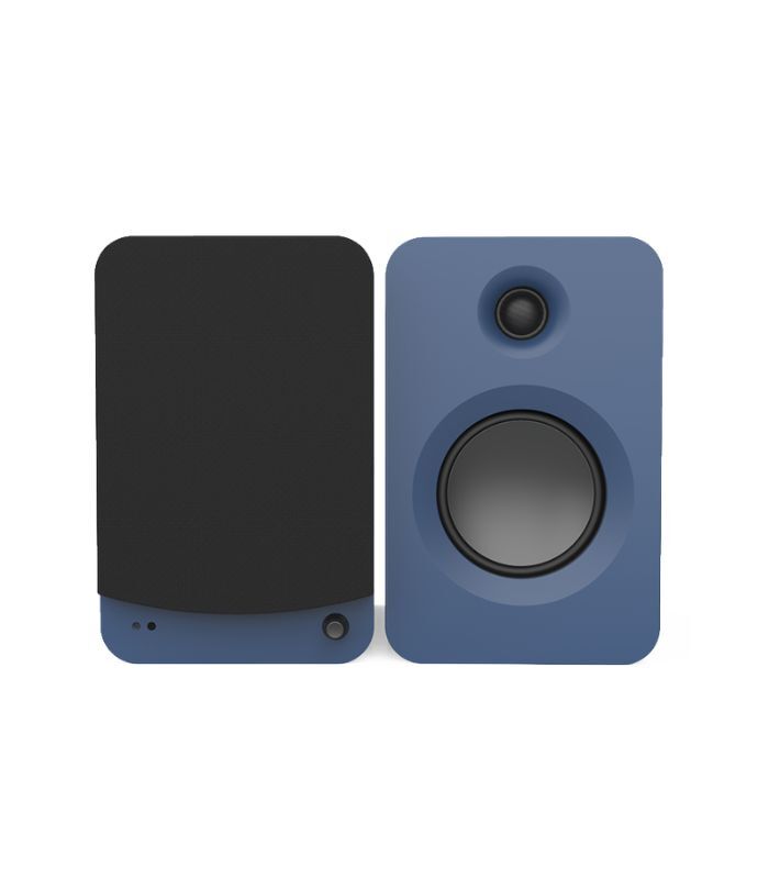 Kanto Audio - REN 200W Powered Bookshelf Speakers with HDMI ARC, USB-C, and Bluetooth 5.3 - Matte Blue Pair - Image 3