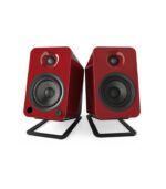 Kanto Audio - S4 Angled Desktop Speaker Stands for Midsize Speakers - Black, Pair - Image 2