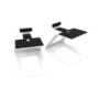 Kanto Audio - SE6W Elevated Desktop Speaker Stands for Large Speakers - White, Pair