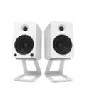 Kanto Audio - SE6W Elevated Desktop Speaker Stands for Large Speakers - White, Pair - Image 2