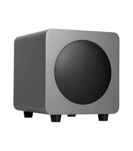 SUB6VMB-greyىثص Kanto Audio - SUB6 200W 6" Sealed Powered Subwoofer, Matte Grey - Image 1