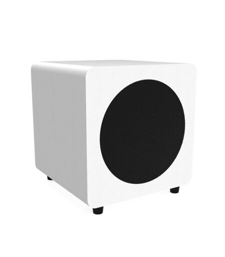 ⁦كانتو أوديو - سوب ٨ مضخم صوت نشط بقدرة ٣٠٠ واط ومقاس ٨ بوصة تصميم مغلق - أبيض مطفي⁩ - الصورة ⁦1⁩