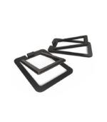 Kanto Audio - S2 Angled Desktop Speaker Stands for Small Speakers - Black, Pair