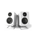 Kanto Audio - S2W Angled Desktop Speaker Stands for Small Speakers - White, Pair - Image 2