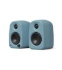 Kanto Audio - UKI 100W Desktop Speakers with Bluetooth, USB-C, Headphone out – Cornflower (Matte Blue), Pair