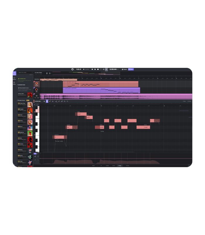 ACE Studio Artist 2.0 Lifetime Professional royalty-free AI Singing Voice and Instrument Generator with custom vocal synth and voice changer.