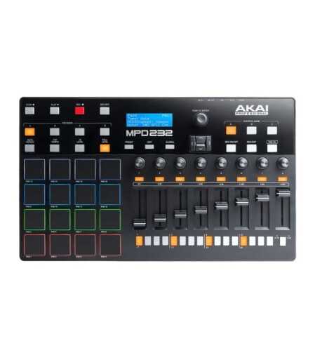 Akai Professional mpd23216pad usb/midi controller with rbg mpc pads, fullyassignable productionready controls and production software included, black, 64 pad banks
