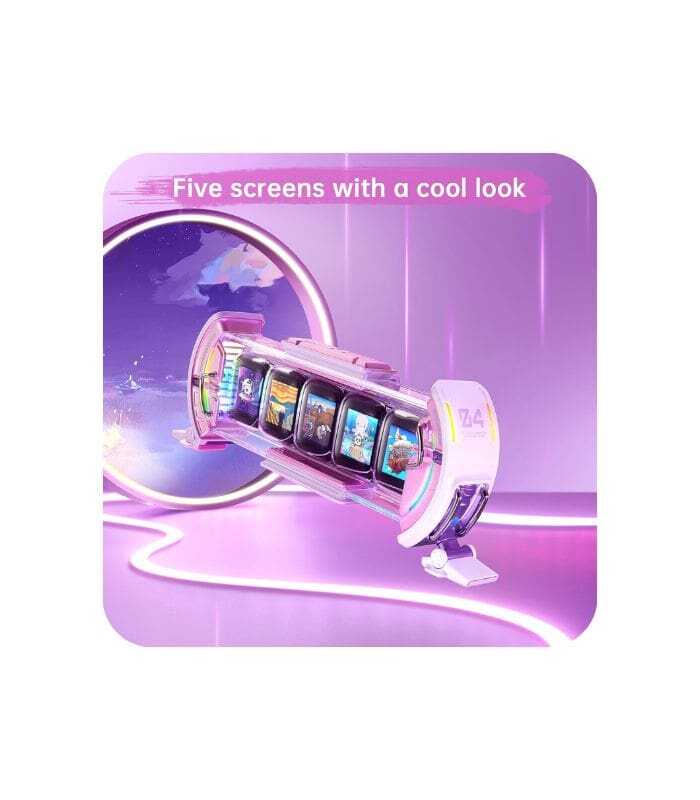 【おしゃれ】Divoom Times Gate ピンク Divoom Times Gate Cute Gaming Digital Clock Informative
