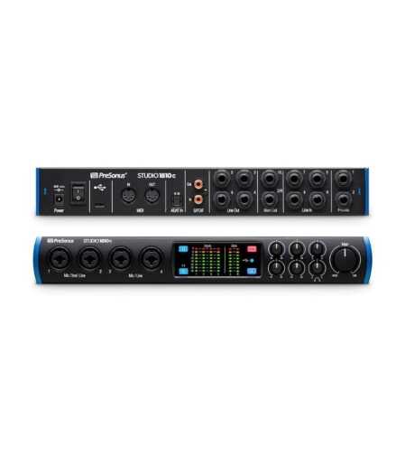 PreSonus Studio 1810c 18x8, 192 kHz, USB Audio Interface with Studio One Artist and Ableton Live Lite DAW Recording Software