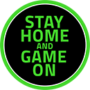 stay home badge