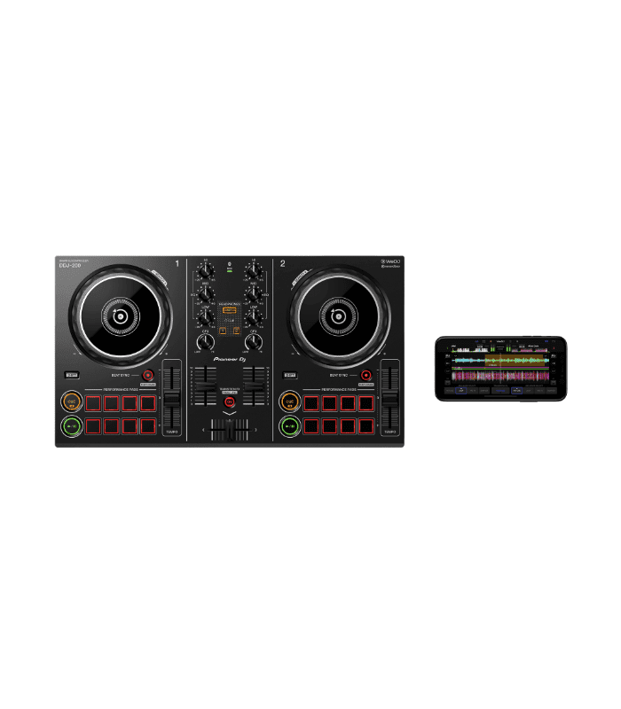 DDJ-200 2-channel Smart DJ controller with mobile