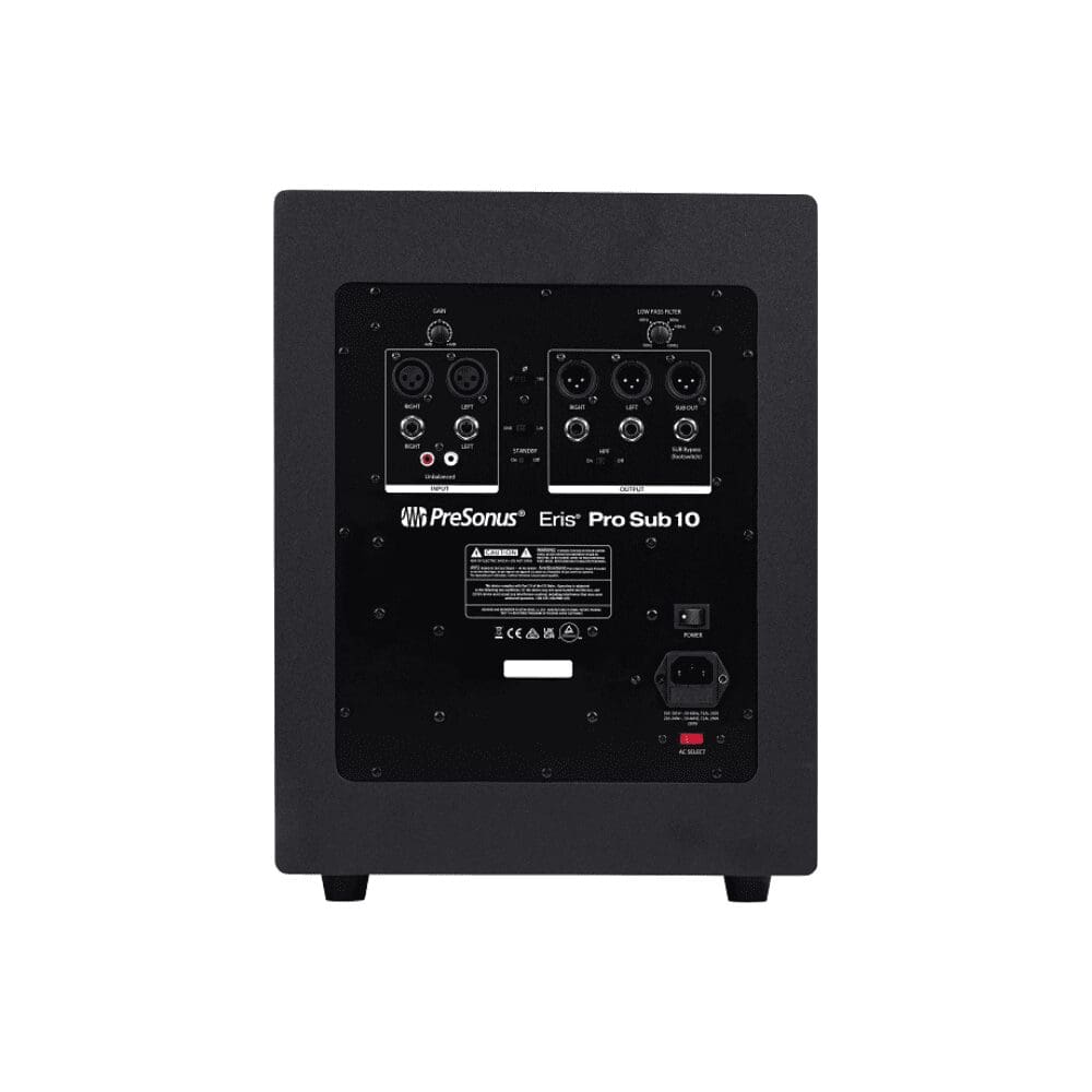 PreSonus® Eris® Pro Sub 10 10-inch, Active, Front-Firing Studio Subwoofer