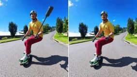 Magic Third-Person Views Capture impossible drone-like views with the Invisible Selfie Stick.