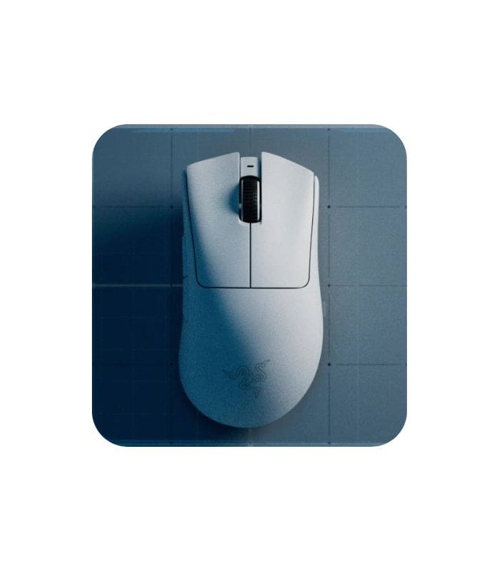 Razer DeathAdder V3 Pro - White - Smooth-Touch - 8000 Hz - Image 7