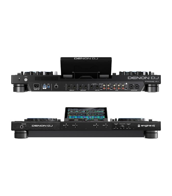Denon DJ PRIME4+ 4-Deck Standalone Dj Controller with Amazon Music