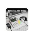 RØDE RØDECaster Duo Compact All-in-One Audio Production Solution for Podcasting, Streaming, Music Production and Content Creation (White)