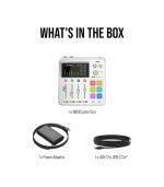 RØDE RØDECaster Duo Compact All-in-One Audio Production Solution for Podcasting, Streaming, Music Production and Content Creation (White)