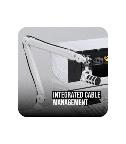 RØDE PSA1+ Professional Studio Arm with Spring Damping and Cable Management (White)