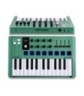 Arturia MiniLab 3 — Limited Edition Mint Green 25 Key USB MIDI Keyboard Controller With 8 Multi-Color Drum Pads, 8 Knobs and Music Production Software Included