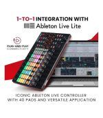 Akai Professional APC40 MKII Pad Controller USB Performance Controller for Ableton Live with 8 Encoders, 9 Faders, 1 Crossfader, and Clip-launch Matrix