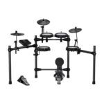 NuX DM-210 All Mesh Head Entry-Level Recordable Digital Drum Kit with Mesh Drum Pads, Independent Kick Drum, Diverse Sound Library, and Coach Function

