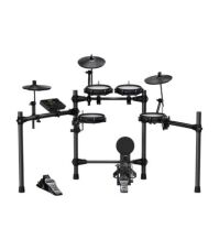 NuX DM-210 All Mesh Head Entry-Level Recordable Digital Drum Kit with Mesh Drum Pads, Independent Kick Drum, Diverse Sound Library, and Coach Function