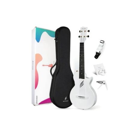 NOVA UE PROWH (8) Enya Nova UE Pro White Electro Acoustic Ukulele - Image 1