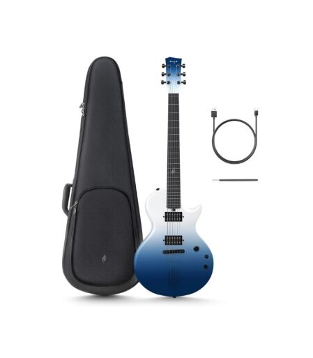 Nova Blue Enya Nova Go Sonic Smart Electric Guitar - Ocean Blue - Image 1