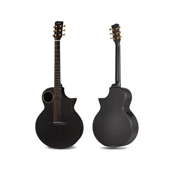 Enya X4 Pro Carbon Fiber Acoustic plus Guitar - Image 7