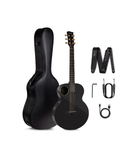 Enya X4 Pro Mini Carbon Fiber Acousticplus Guitar - Image 1