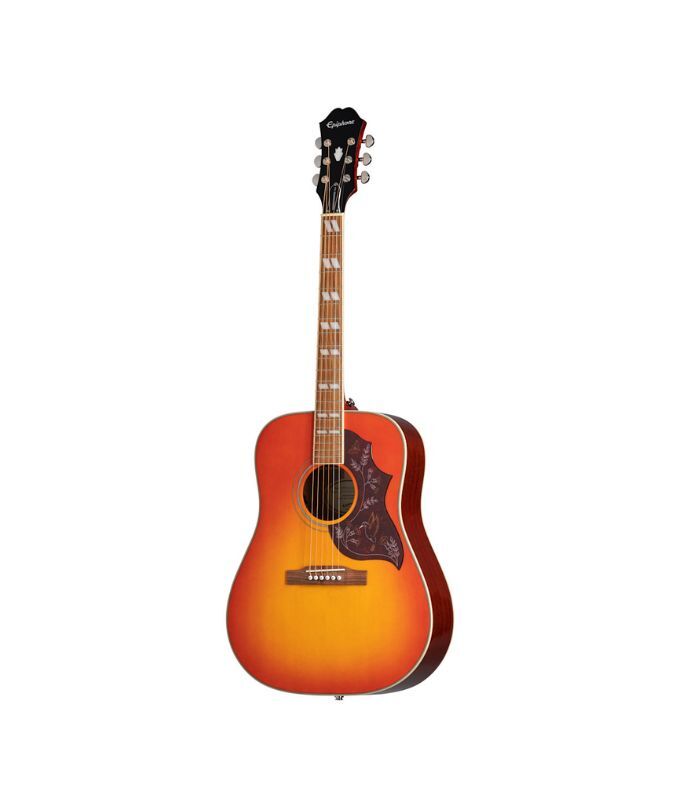 Epiphone - EEHBFCNH1 Hummingbird Studio Pro Guitar - Faded Cherry - Image 1
