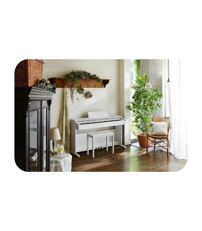 Casio AP-270WEC2 Celviano 88-Keys Digital Piano, White