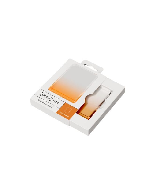 Ledger Flex Silicon Case - Bitcoin Orange - Image 3