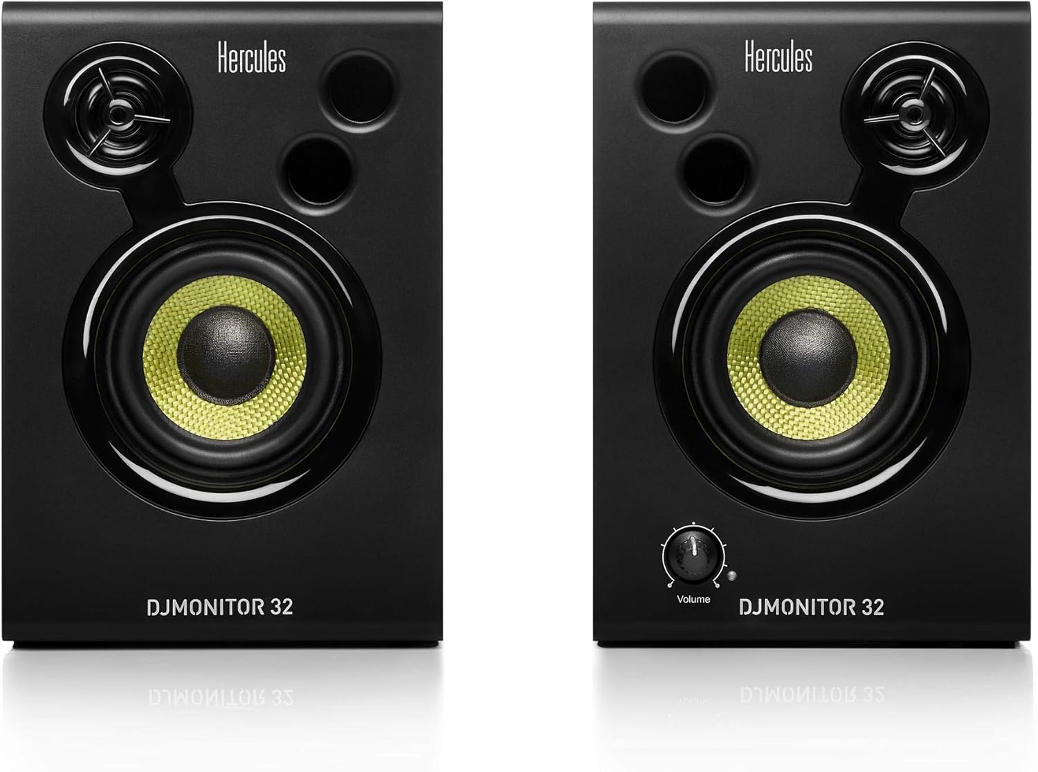 Hercules DJmonitor 32,2 X 15 Watts RMS Active Monitoring Speakers,Black