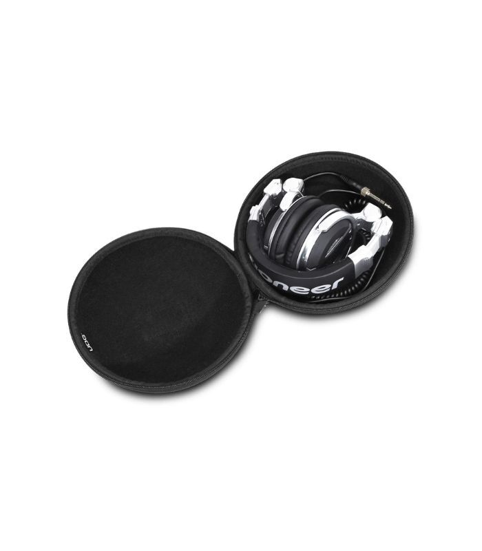 ⁦يو دي جي - يو-٨٢٠١ بي ال يو دي جي حقيبة كريتور الصلبة لسماعات الرأس صغيرة سوداء⁩ - الصورة ⁦5⁩