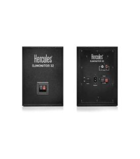 Hercules DJmonitor 32,2 X 15 Watts RMS Active Monitoring Speakers,Black