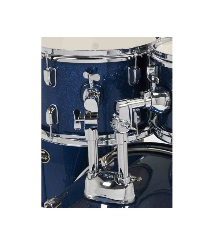 PDP Drums - PDCE2215KTRB Center Stage 5-Pieces Drumset with Hardware and Cymbals - Royal Blue Sparkle - Image 5