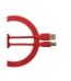 UDG - U95001RD UDG Ultimate Audio Cable USB 2.0 A-B Red Straight 1m
