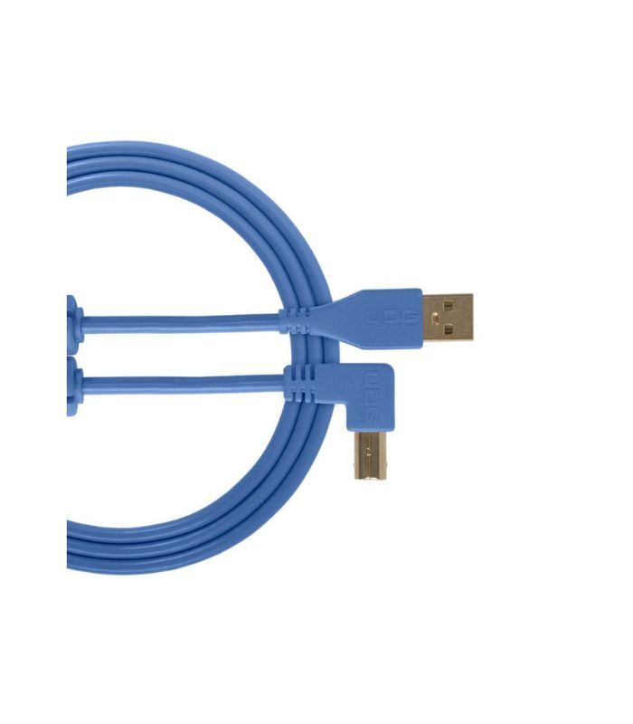 UDG - U95005LB UDG Ultimate Audio Cable USB 2.0 A-B Blue Angled 2m - Image 1
