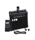 ESP - LTD Eclipse Series Electric Guitar Package Black Finish Includes Amp, Gig Bag, Tuner, Strap, Cable - Image 2