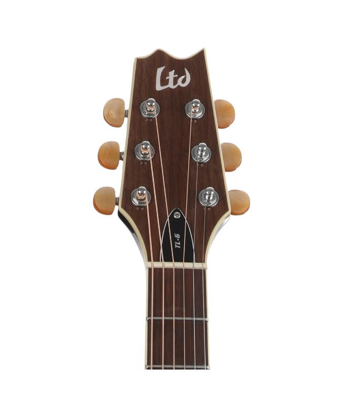 ⁦جيتار إي إس بي - إل تي دي تي إل-٦ الأكوستيك النحيف - أسود⁩ - الصورة ⁦10⁩