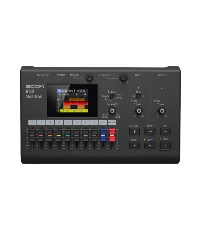 Zoom R12 MultiTrak Recorder with Touchscreen - 2 Years Warranty - Image 2