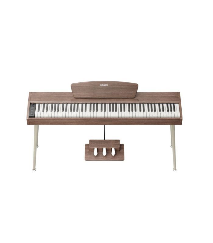 ⁦دونر - إي سي ٧٢٢٢ بيانو رقمي دونر دي إتش بي-١٠٠ برو - خشب الجوز⁩ - الصورة ⁦5⁩