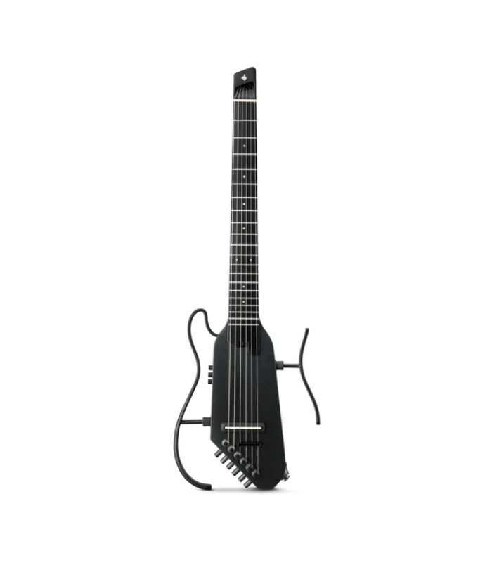 Donner - EC7252 HUSH-C Acoustic-Electric Guitar - Black - Image 1