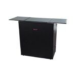 ODYSSEY Black Label 54″ Wide x 37″ Tall Black DJ Fold-out Table Stand